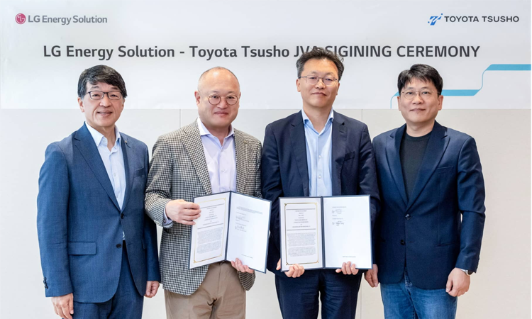  LG Energy Solution and Toyota Tsusho Establish a Battery Recycling Joint Venture in the U.S.